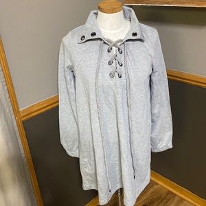 Promesa Gray Piratecore Tunic Dress